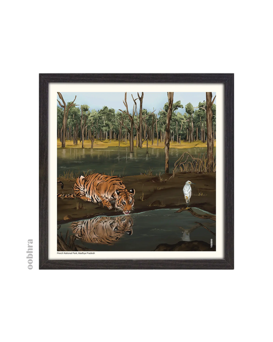 Pench National Park in Summer - Canvas