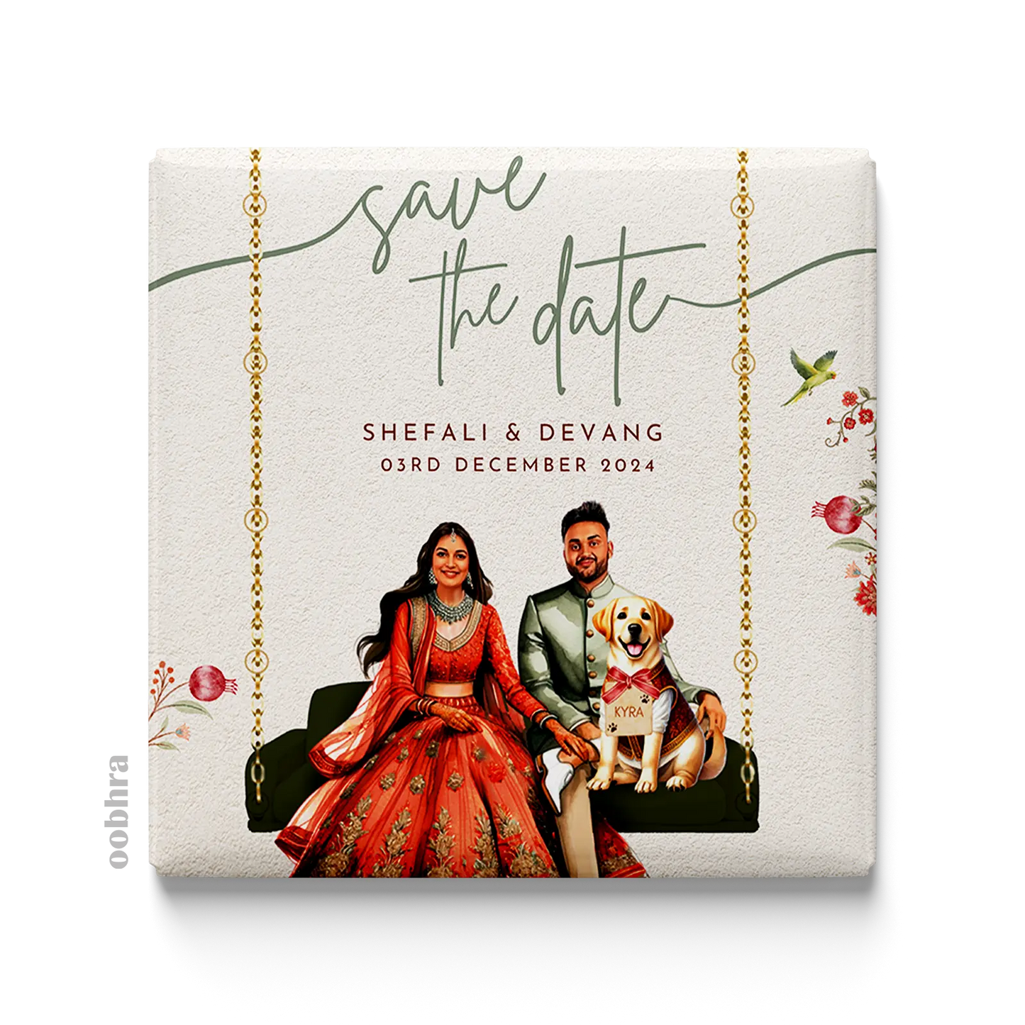 Save The Date - Custom Fridge Magnet