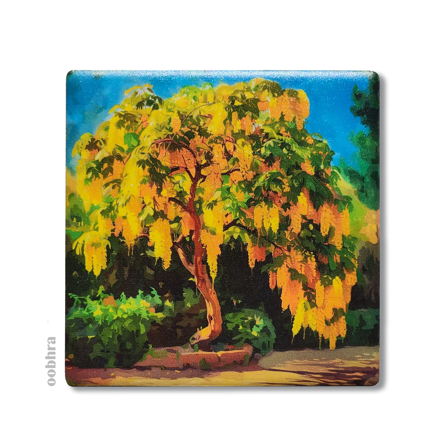 Laburnum (Amaltas) - Coaster (Square)