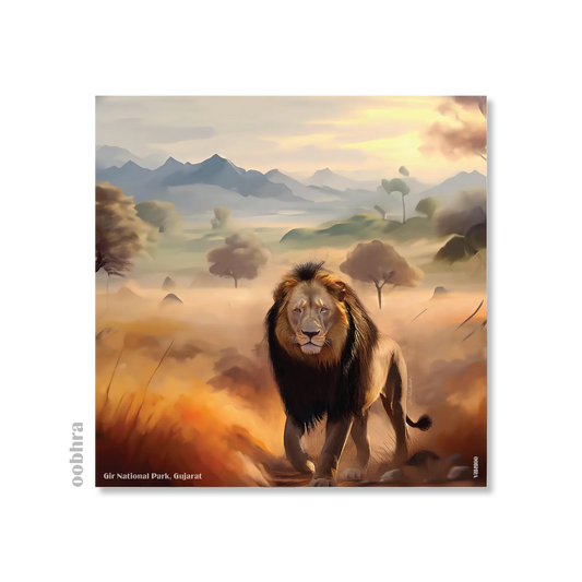 Gir National Park - Canvas