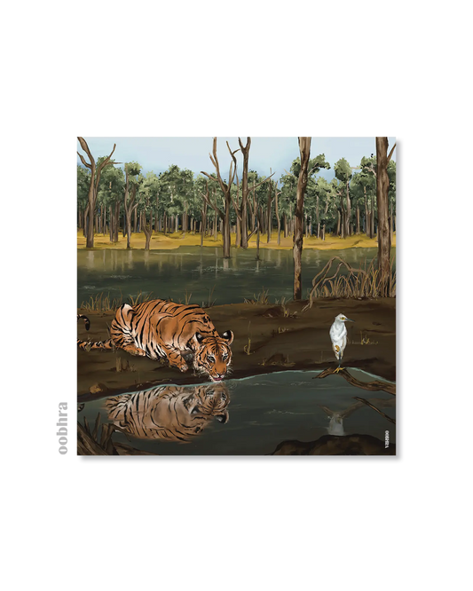 Pench National Park in Summer - Canvas