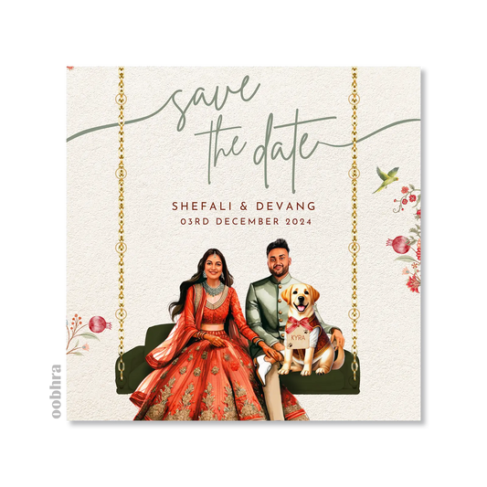 Save The Date - Custom Fridge Magnet