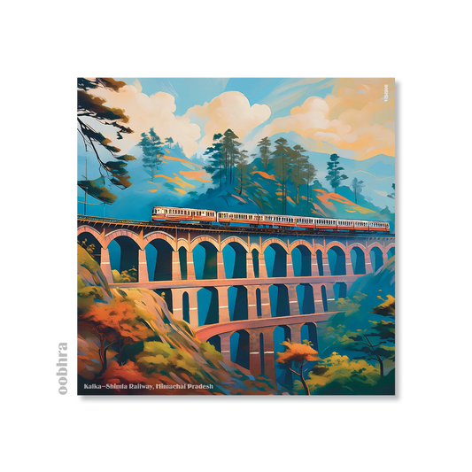 Kalka-Shimla Railway - Canvas