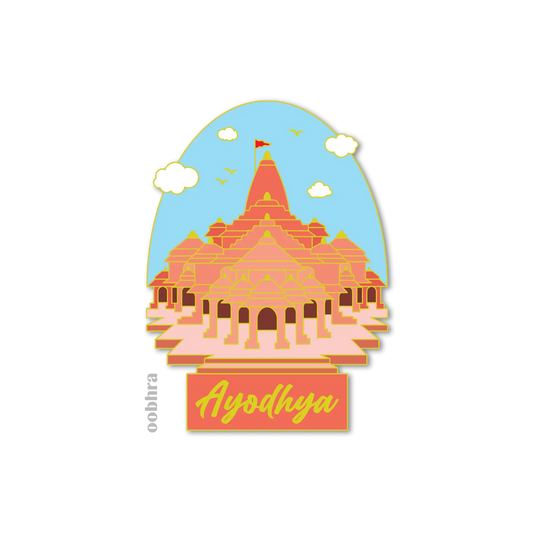 Ram Mandir - Enamel Pin