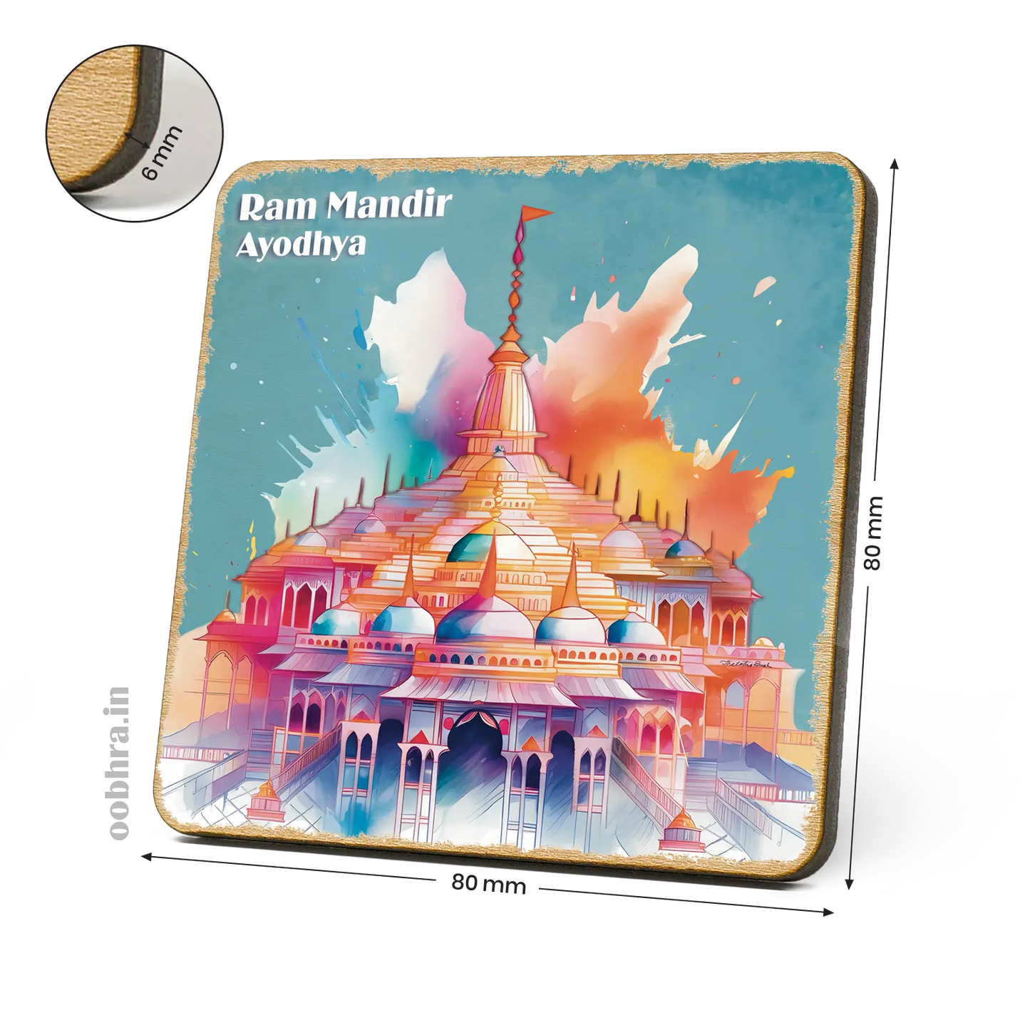 Ram Mandir (Vivid) - Magnet