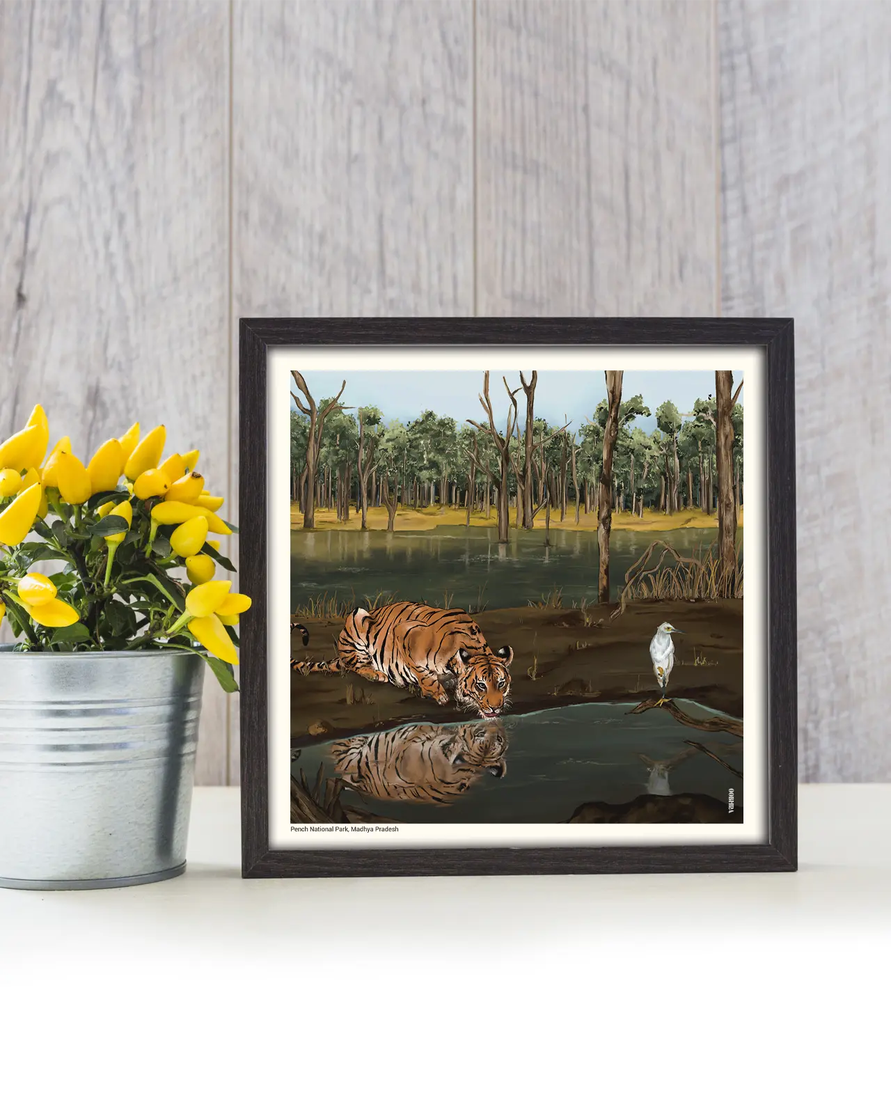 Pench National Park in Summer - Canvas