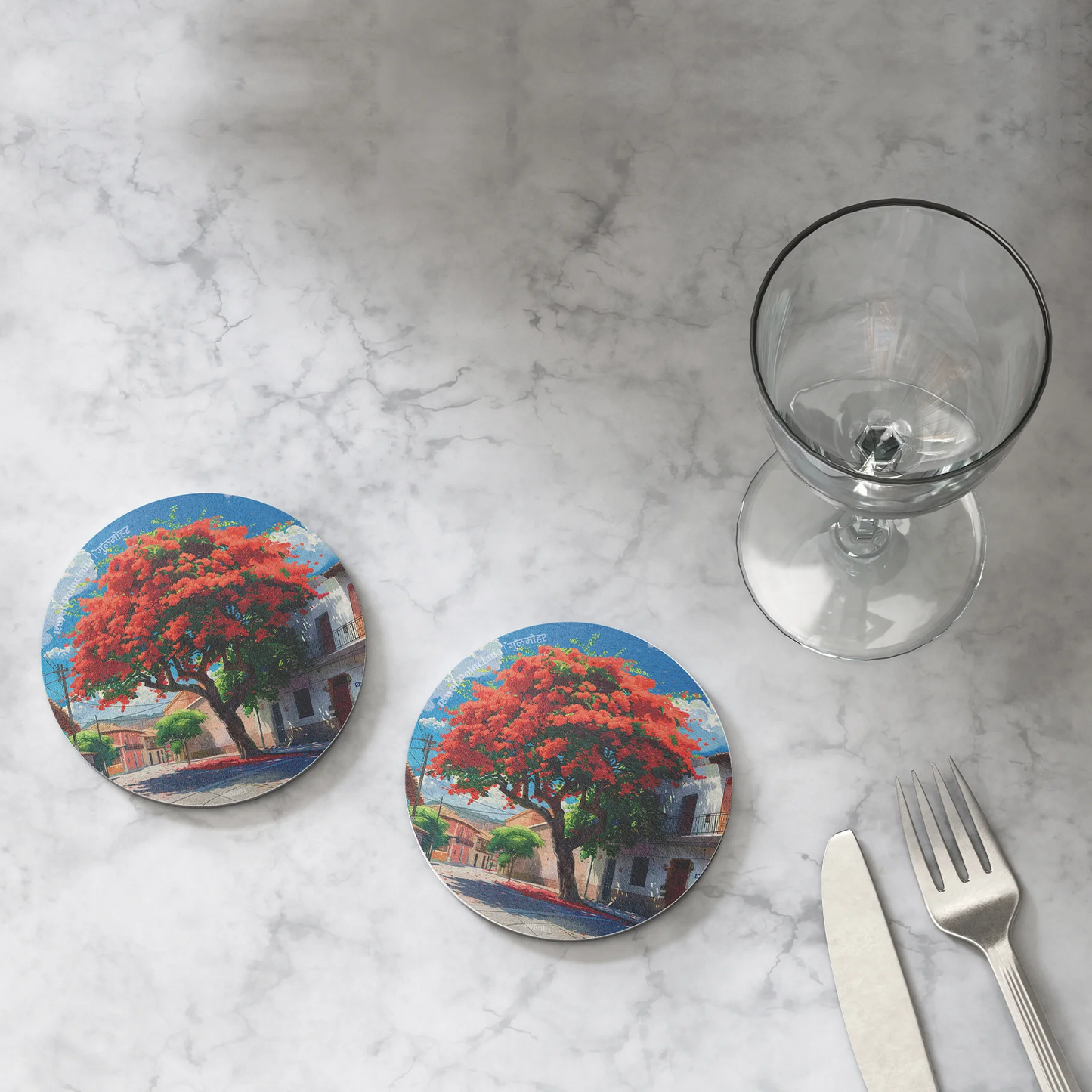Royal Poinciana (Gulmohar) - Coaster