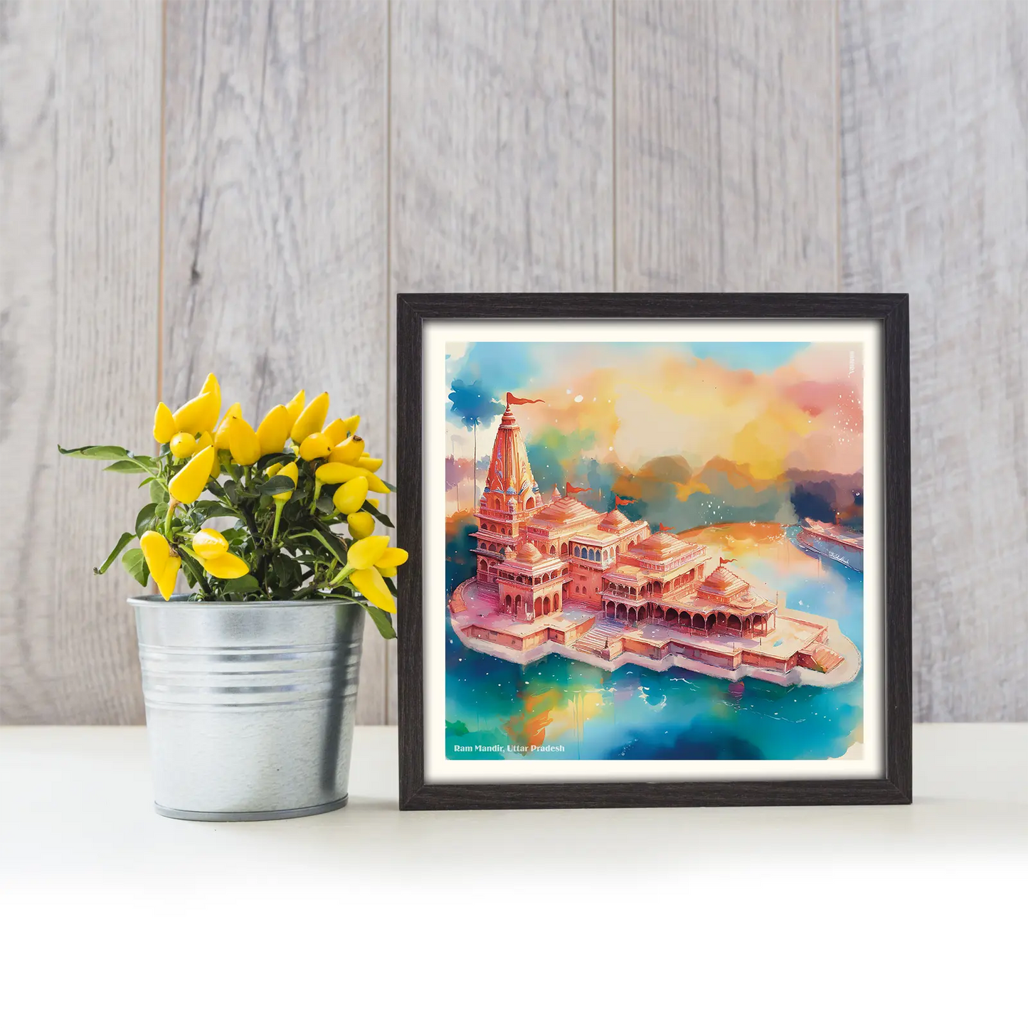 Ram Mandir (Surreal) - Canvas