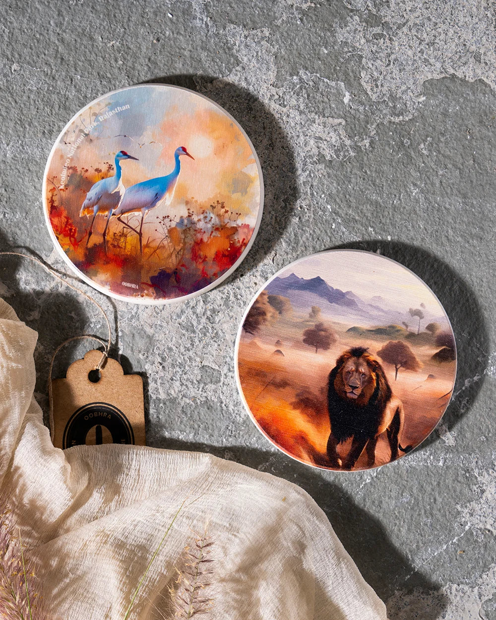 National Parks of India - Set of 2 Coasters