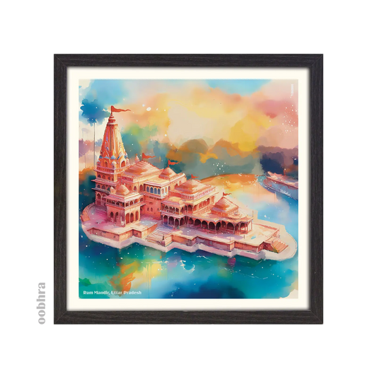 Ram Mandir (Surreal) - Canvas