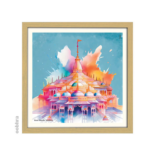 Ram Mandir - Canvas (Vivid)