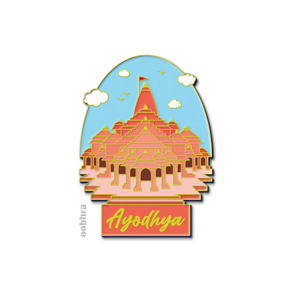 Ram Mandir - Enamel Pin