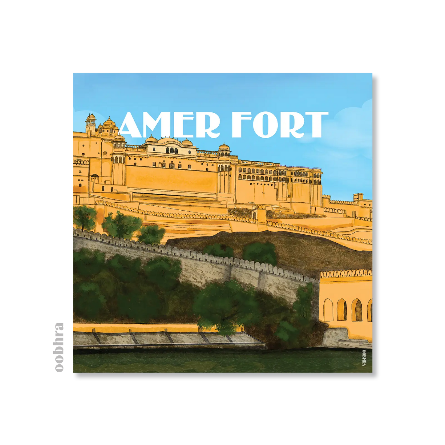 Amer Fort - Canvas