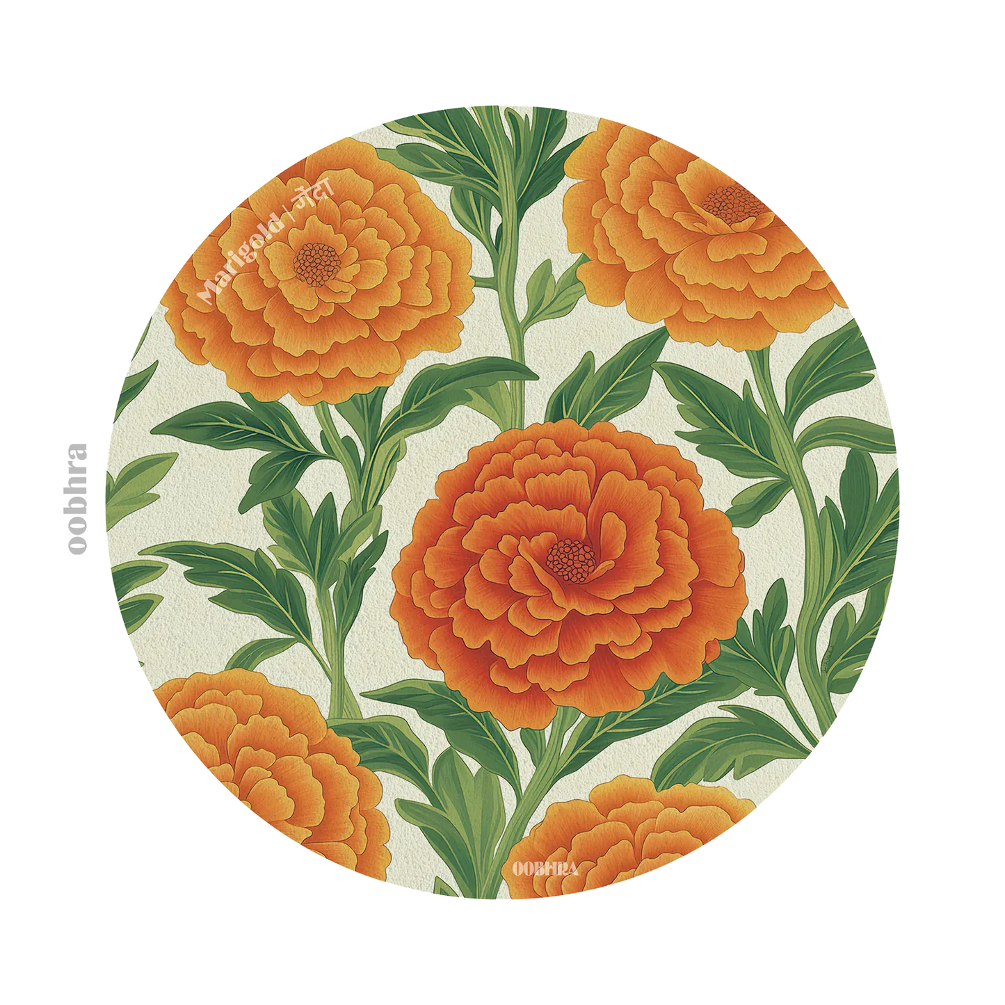 Genda (Marigold) - Coaster