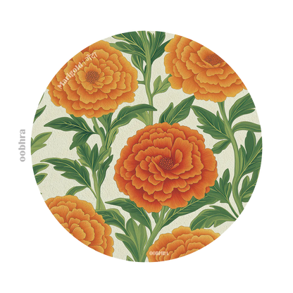 Blooms of India - Set of 2 Coasters