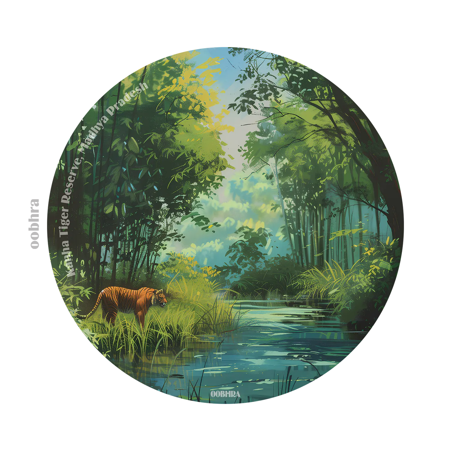 Tiger Sanctuaries of India - Set of 2 Coasters