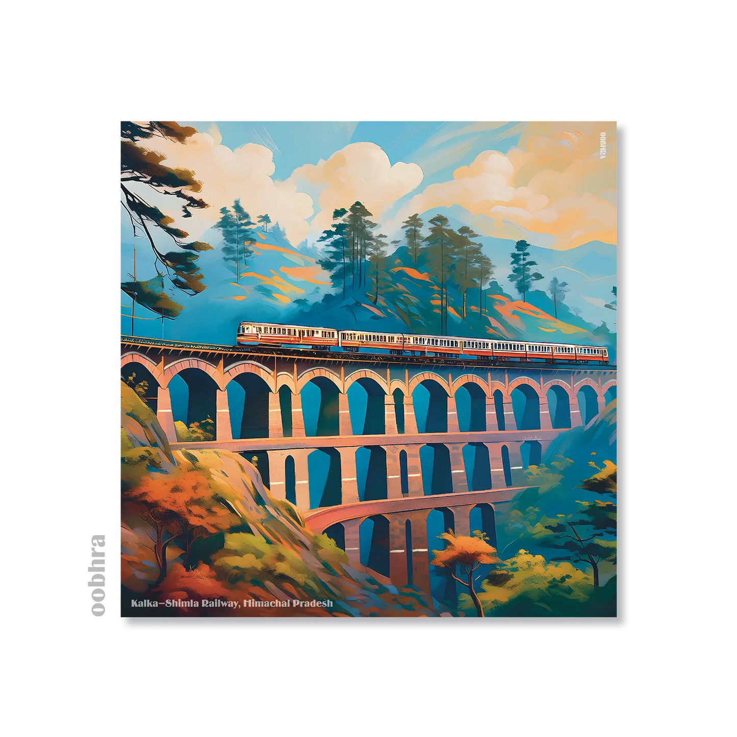 Kalka-Shimla Railway - Canvas