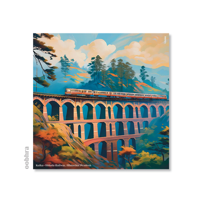 Kalka-Shimla Railway - Canvas