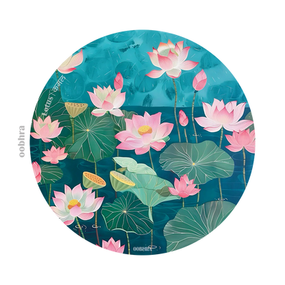 Blooms of India - Set of 2 Coasters