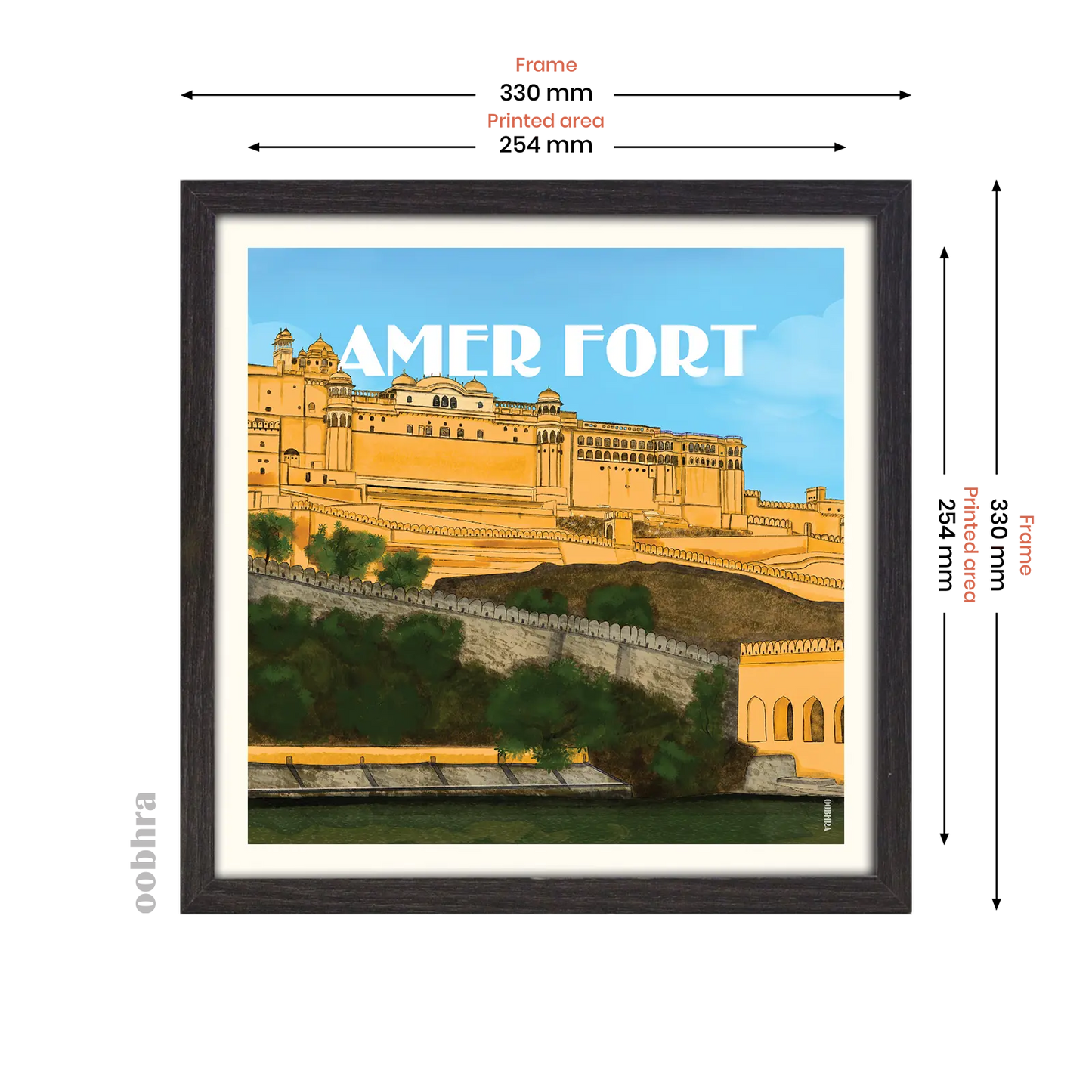 Amer Fort - Canvas