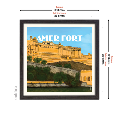 Amer Fort - Canvas