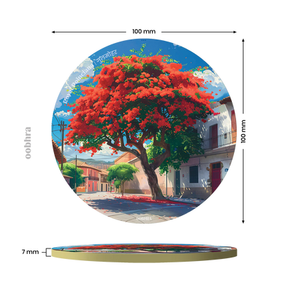 Gulmohar (Royal Poinciana) - Coaster