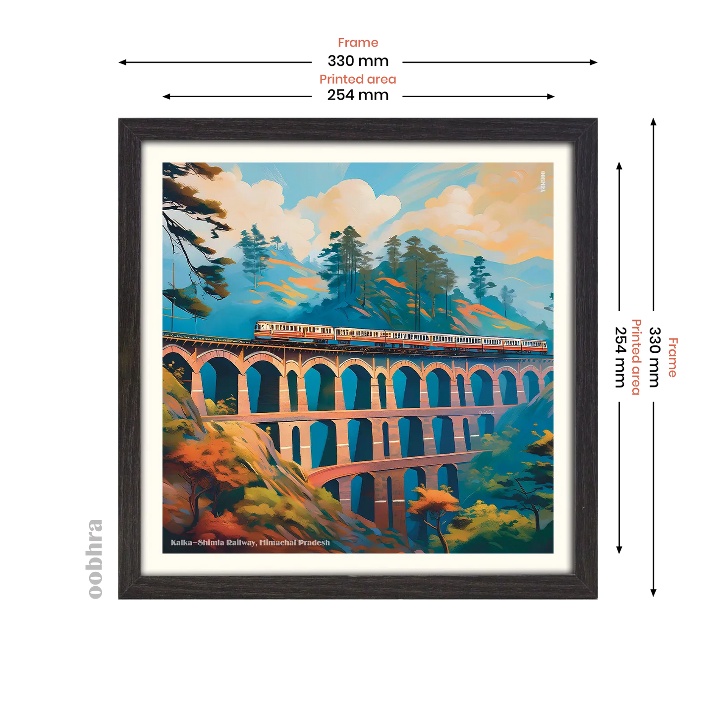 Kalka-Shimla Railway - Canvas