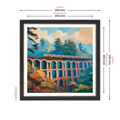 Kalka-Shimla Railway - Canvas