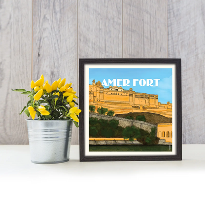 Amer Fort - Canvas