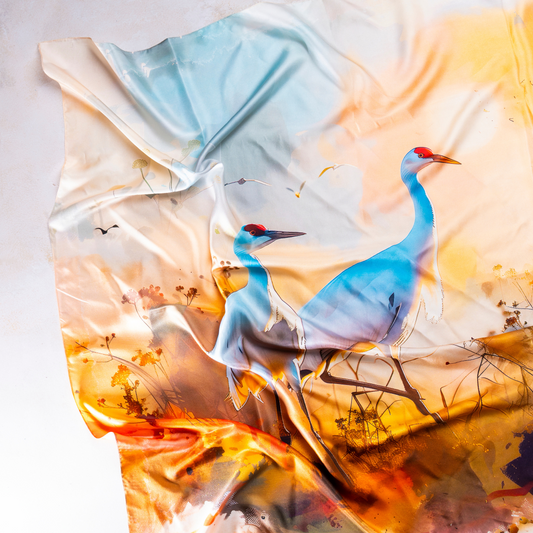 Keoladeo National Park - Silk Scarf